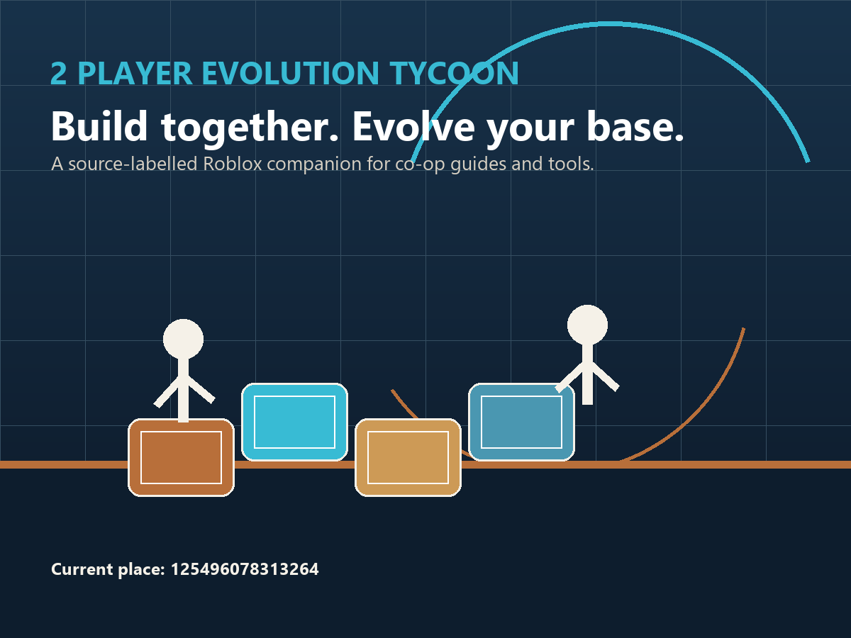 2 PLAYER Evolution Tycoon official Roblox cover art